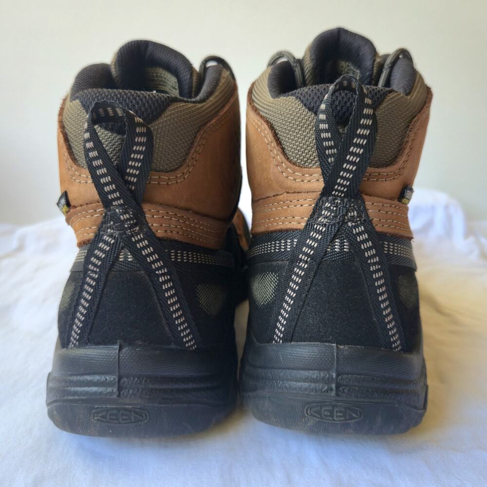 Keen Targhee IV Mid Men's Waterproof Leather Hiking Boots Brown Size 10 - Picture 3 of 8